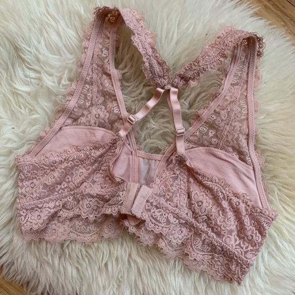 Aerie | Pink Lace Bralette | L - Picture 5 of 7